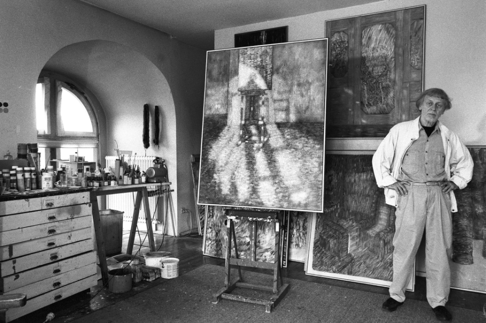 Walter Stallwitz | in seinem Atelier in der Alten Sternwarte